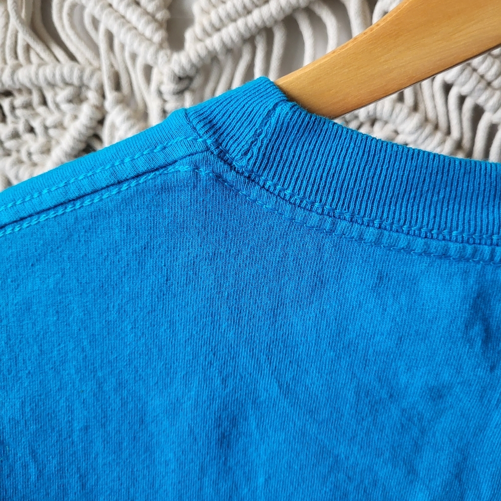 Billionaire Boys Club blue crew neck short sleeve graffic T-shirt astronauts Lg - Picture 6 of 8